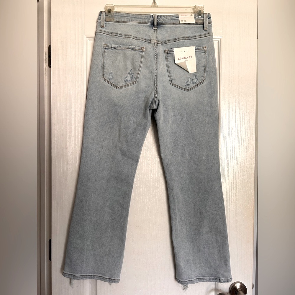 High Rise Light Blue Women's Jeans - Picture 6 of 10